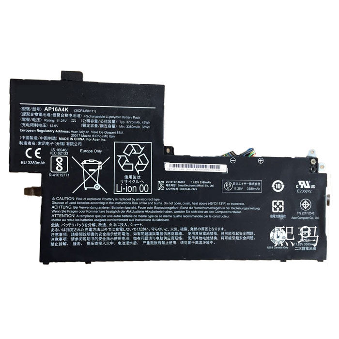 Compatible аккумулятор для ноутбука for acer Swift 1 Sf113-31-C7Ez Compatible аккумулятор для ноутбука acer for Swift 1 Sf113-31-C7Ez