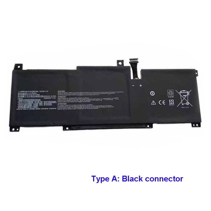 Compatible аккумулятор для ноутбука for MSI BTY-M49 Compatible аккумулятор для ноутбука MSI for BTY-M49